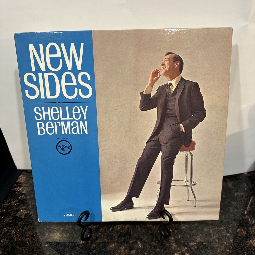 Shelley Berman New Sides Verve Live Comedy Vinyl LP V-15036 1963 Mono Record